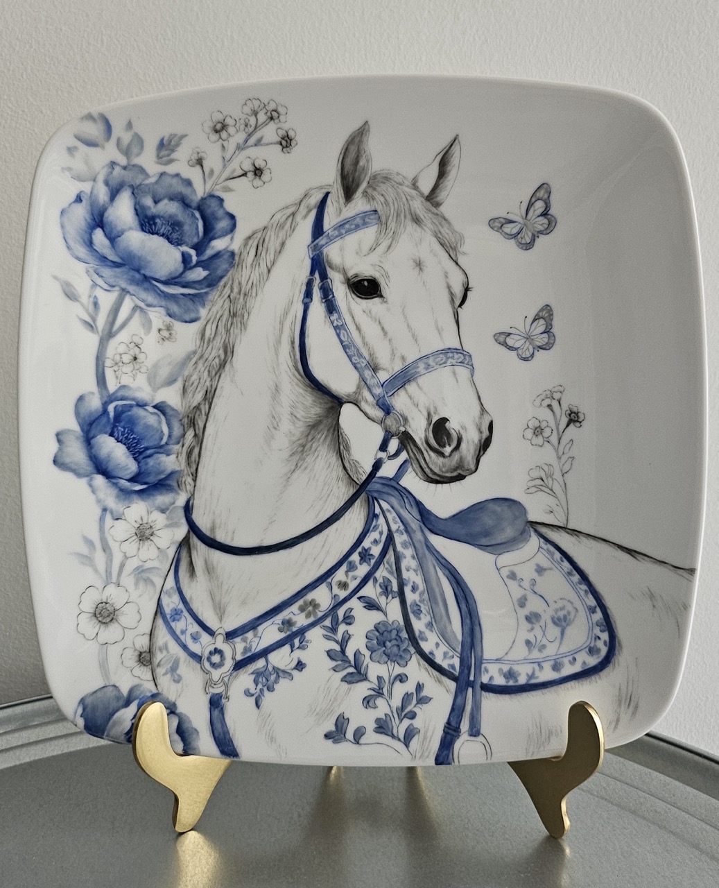 青花骏马